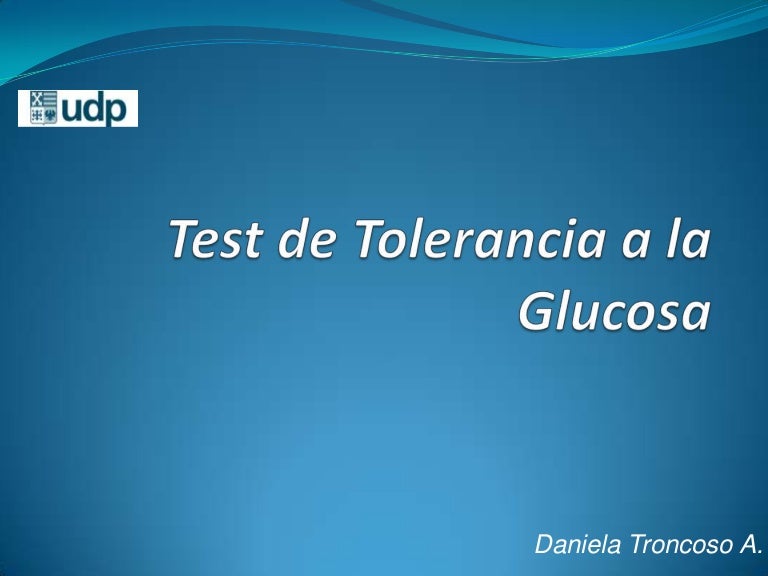 La sirve de glucosa que la para tolerancia curva a